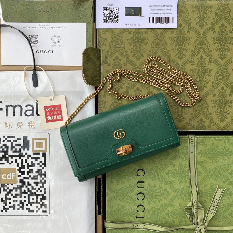 Gucci wallets 658243 green